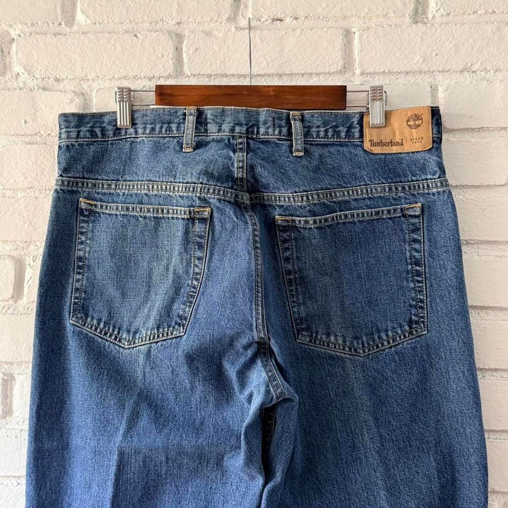 Timberland Men's Blue and Navy Jeans